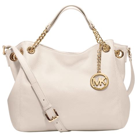 michael kors jet set chain tote white|Michael Kors jet set saffiano.